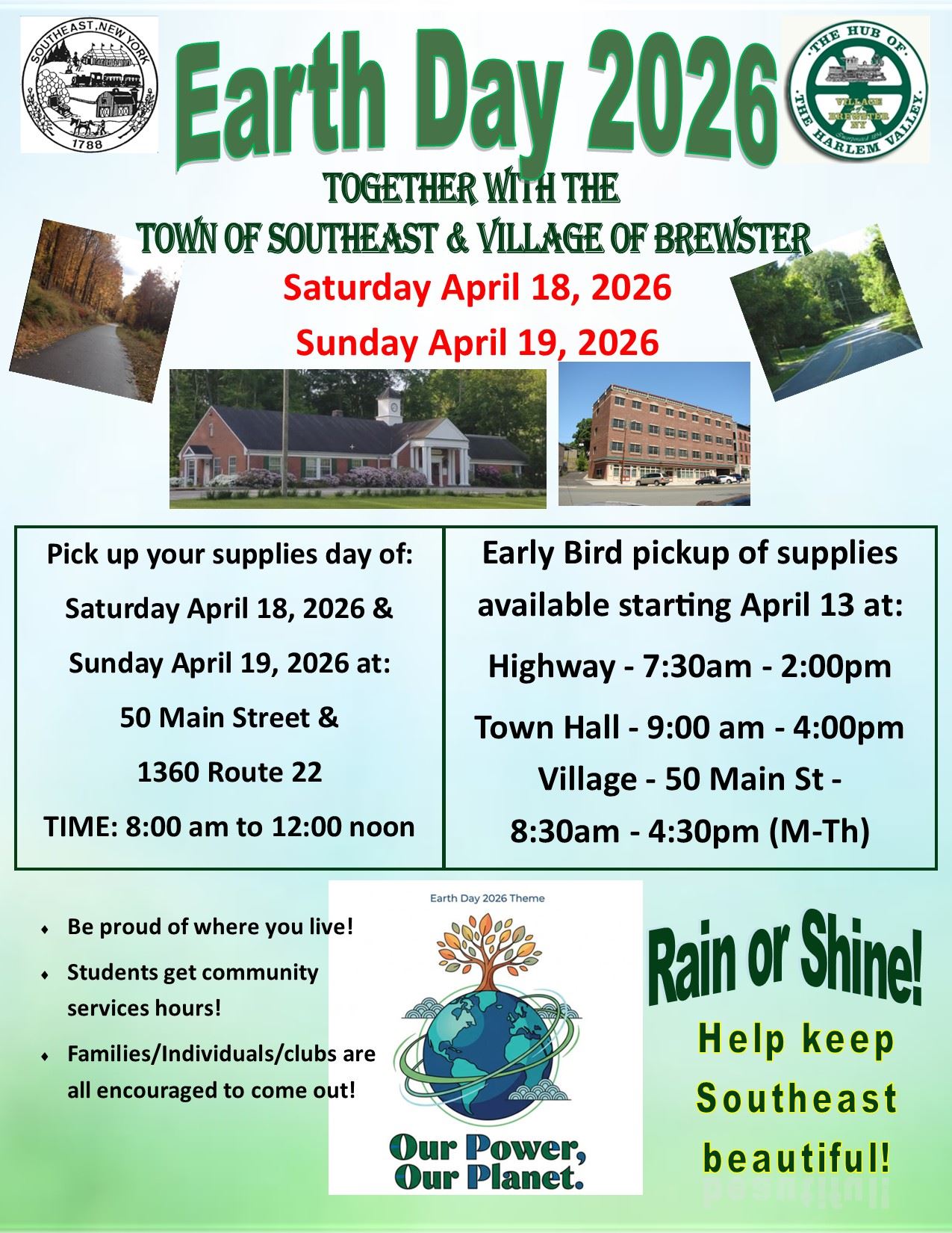 Earth Day 2026 Spanish