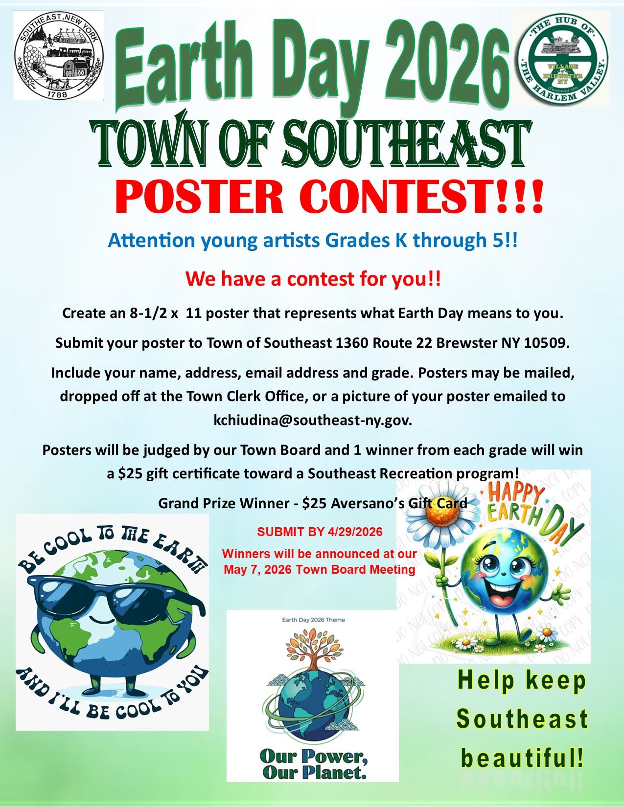 Earth Day Poster Contest 2026